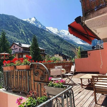 Chamonix Hyper Centre . Terrasse Vue Mont Blanc . Parking公寓 外观 照片